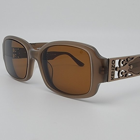 Kenzo KZ 3115 C02 Crystal Olive Green Eyeglasses Frame France 49-19-140 - Picture 1 of 12